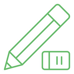 Pencil and eraser Icon