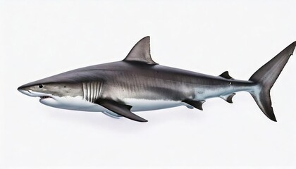 Fototapeta premium Typical Side-On View Of Shark 