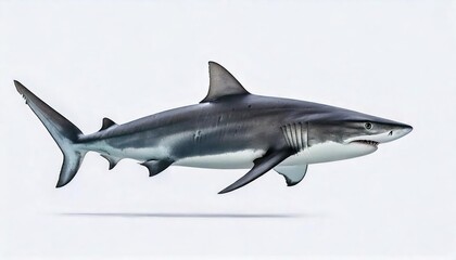 Obraz premium Typical Side-On View Of Shark 