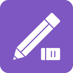 Pencil and eraser Icon