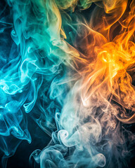 Fototapeta premium Smoke Texture Background and Color Trends