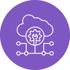 Cloud computing Icon