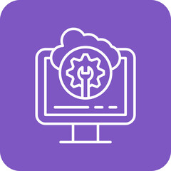 Cloud maintenance Icon