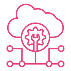 Cloud computing Icon