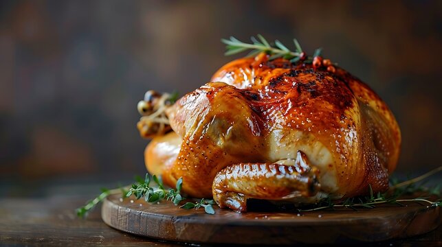 A simple chicken or goose stack in an earthy the resurrection topic