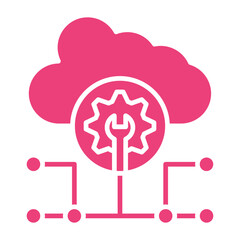 Cloud computing Icon