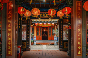 Beautiful holiday composition for celebrate chinese festival of lanterns