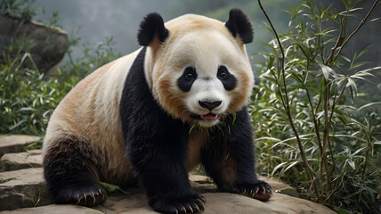 Obraz premium giant panda bear, ai generated