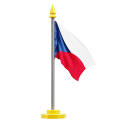 3D Czech Republic Illustration