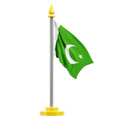 3D Pakistan Illustration