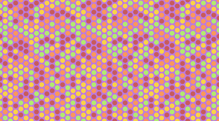 Abstract geometric polka dot pattern with repeating round spots. Great for textile prints, trendy wallpaper, and creative poster backgrounds.