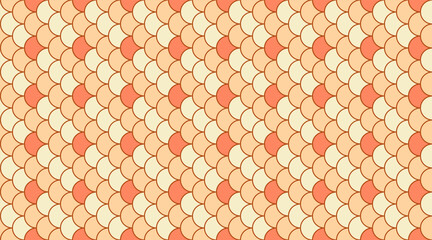 Ocean packing of chinese textile. Grid contemporary a endless texture. Seascape shape of fill alligator.