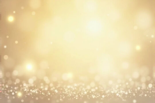 A warm and inviting golden background with shimmering sparkles and a soft, blurred glow.