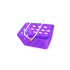 Basket 3D Ilustration