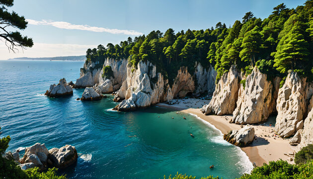 Paradis c&ocirc;tier enchanteur