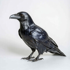 Fototapeta premium Raven Isolated