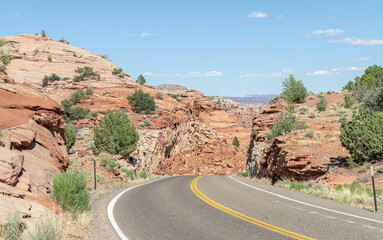 Rock Formations around Route 12, Utah, USA