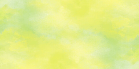 Abstract light tone watercolor background, liquid alcohol ink painting background, Hand drawn yellow, green, and white color background.	