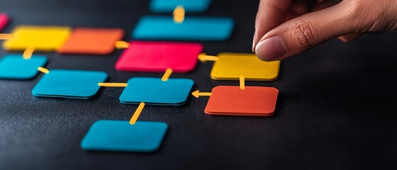 Scalable management models displayed through modular diagrams, business plan, management scalability