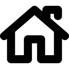 Simple vector icon house