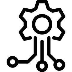 Simple vector icon setting