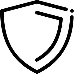 Simple vector icon shield