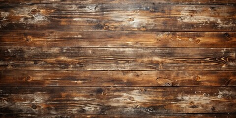 Fototapeta premium Rustic Brown Weathered Wood Planks Texture Background Image