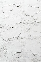 Obraz premium Cracked white wall texture with detailed distress