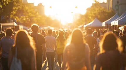 Obraz premium Urban Events and Festivals: community events