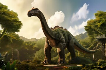 enormous diplodocus a diplodocus the size of a small train its l