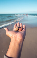 Spectecular Skagen beach in Denmark
