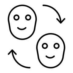 Deepfake Video line icon