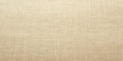 Fototapeta premium High-resolution close-up of a beige woven textile texture with a fine grid pattern