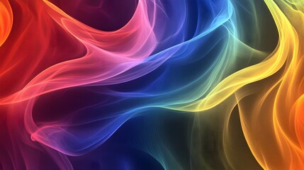 Fototapeta premium Abstract fluid liquid motion background with colorful gadient