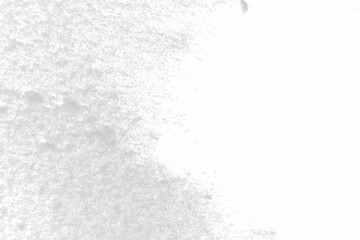 Natural white snow on a transparent background