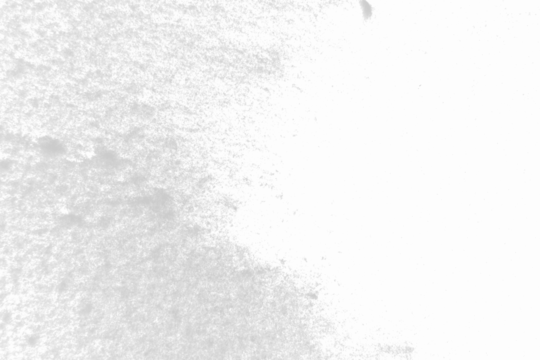 Natural white snow on a transparent background