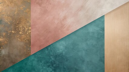 Abstract Textured Background with Earthy Tones and Geometric Design