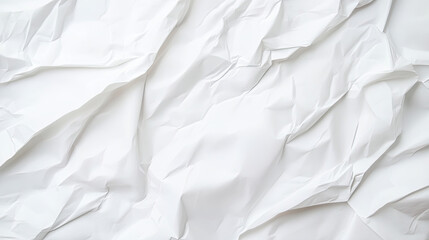 Obraz premium Paper texture background&nbsp;Crumpled White on Top view