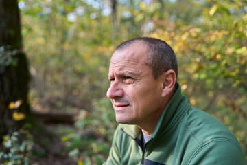 Expressive man portrait