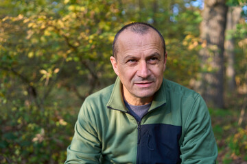 Expressive man portrait