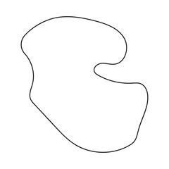 Obraz premium abstract blobs outline for background
