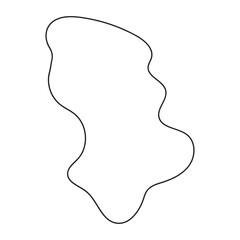 abstract blobs outline for background