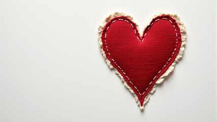 Crafting a Heartfelt Fabric Applique for Creative Projects