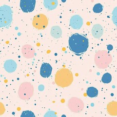 Pastel Circle Pattern Graphic Design