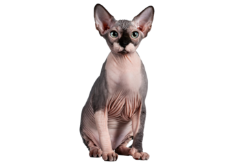 Sphynx isolated on transparent or white background
