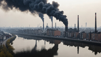 a seriously polluted city