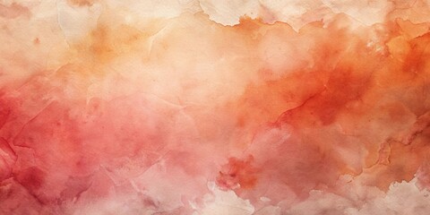 Obraz premium Abstract Warm-Toned Watercolor Wash Background Texture for Design Projects