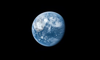 Naklejka premium closeup view of Earth's atmosphere from space, Generative AI 
