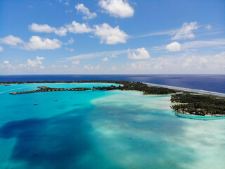 Obraz premium Bora Bora Island, French Polynesia, South Pacific