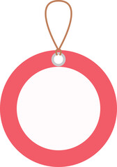 Cartoon label tag design illustration